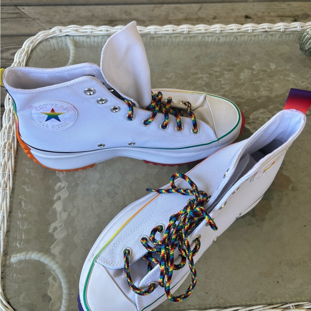 Converse Run Star Hike High Top Pride Men Size 9 or Womens 10.5 170824c New New - Picture 10 of 15